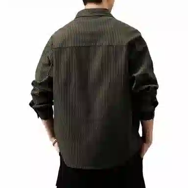 贵色 高端日系复古格子长袖衬衫 男款