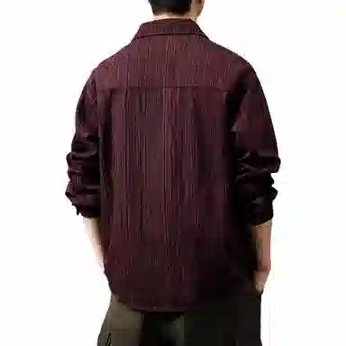 贵色 高端宽松美式复古工装长袖衬衫 男款