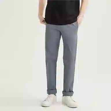 佐丹奴 弹力梭织修身纯色休闲裤 男款