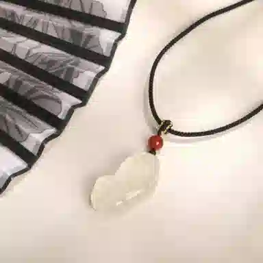 【精致优雅】 帝苏行 貔貅宝光新中式国潮 吉祥如意平安顺遂 好运 简约小众设计 玉髓 玉石项链 女款