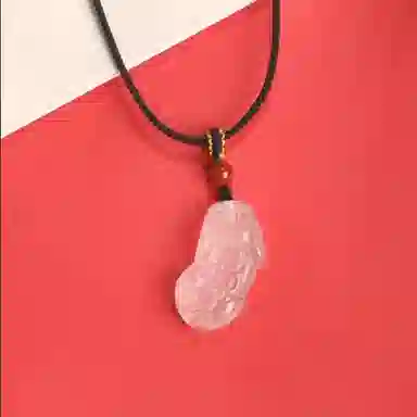 【精致优雅】 帝苏行 貔貅宝光新中式国潮 吉祥如意平安顺遂 好运 简约小众设计 玉髓 玉石项链 女款