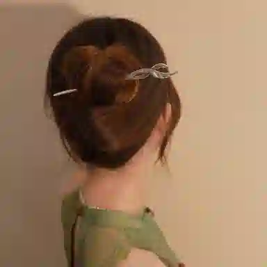 贯古今 复古国风鱼尾简约现代丸子头 合金 发簪 女款