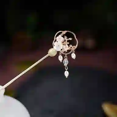 贯古今 古风步摇流苏气质简约汉服旗袍新中式 合金 发簪 女款