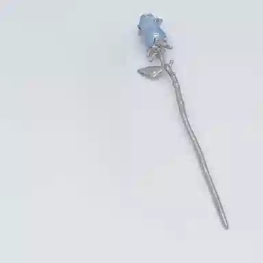 贯古今 高级感新中式花朵发饰玫瑰花 合金 发簪 女款