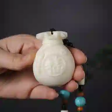 顺丰包邮 絮物 国潮新中式轻奢高级感盘玩福袋招财纳福考试考研考公上岸转运百搭精致工艺品#好运再造 象牙果 手把件 男女同款情侣款