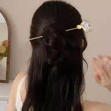 贯古今 古风步摇流苏气质简约汉服旗袍新中式 合金 发簪 女款