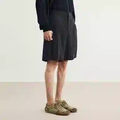 速写 宽松机能纯色拉链户外休闲短裤 男款