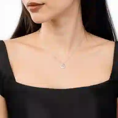 Tiffany & Co. Elsa Peretti Open Heart Necklace Silver