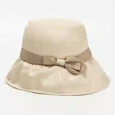 上海故事  中式优雅气质遮阳帽女时尚春夏防紫外线太阳帽时尚渔夫帽盆帽透气不压头帽子  锦纶聚酯纤维 防晒帽 女款