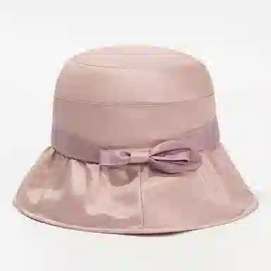 上海故事  中式优雅气质遮阳帽女时尚春夏防紫外线太阳帽时尚渔夫帽盆帽透气不压头帽子  锦纶聚酯纤维 防晒帽 女款