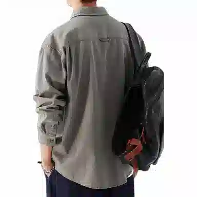 贵色 高端美式复古工装长袖衬衫 男款