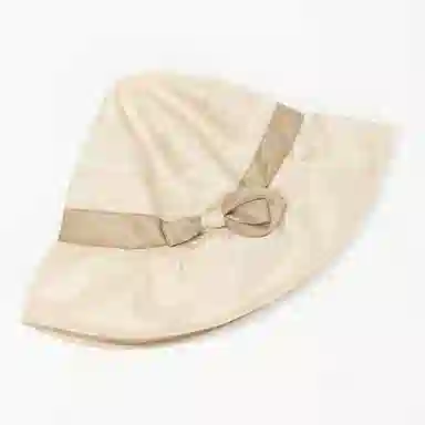 上海故事  中式优雅气质遮阳帽女时尚春夏防紫外线太阳帽时尚渔夫帽盆帽透气不压头帽子  锦纶聚酯纤维 防晒帽 女款