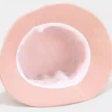 木林森 春夏季笑脸图标时尚简约盆帽学户外出游学生休闲百搭遮阳帽遮阳大头围显脸小水桶帽 棉 渔夫帽 男女同款情侣款