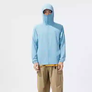 蕉下 冰丝冰爽轻薄凉感透气吸湿速干遮阳防紫外线户外运动防晒服 男款