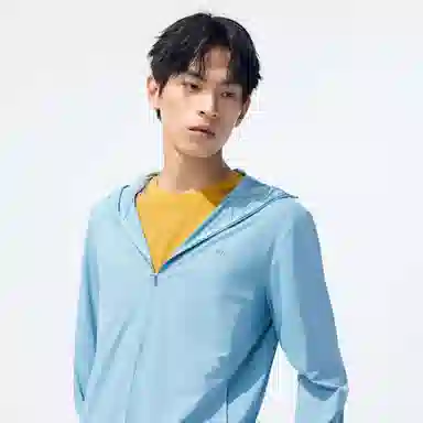 蕉下 冰丝冰爽轻薄凉感透气吸湿速干遮阳防紫外线户外运动防晒服 男款