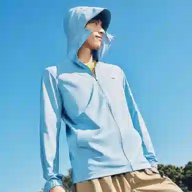 蕉下 冰丝冰爽轻薄凉感透气吸湿速干遮阳防紫外线户外运动防晒服 男款