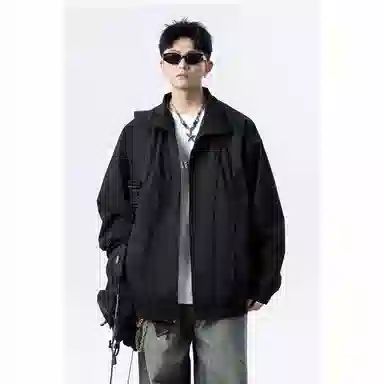 颂希尔 美式工装飞行员高街潮牌百搭休闲设计感夹克外套 男女同款