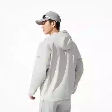 波司登 纯色防紫外线凉感防泼水双头拉链连帽夏季防晒服 男款