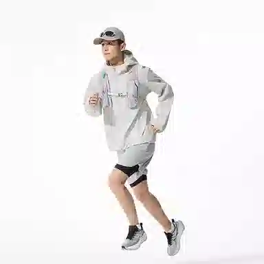 波司登 纯色防紫外线凉感防泼水双头拉链连帽夏季防晒服 男款