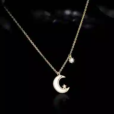 Lanying Moon Crystal Necklace