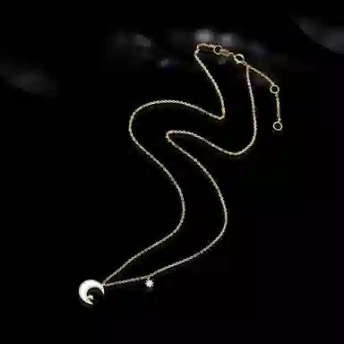 Lanying Moon Crystal Necklace