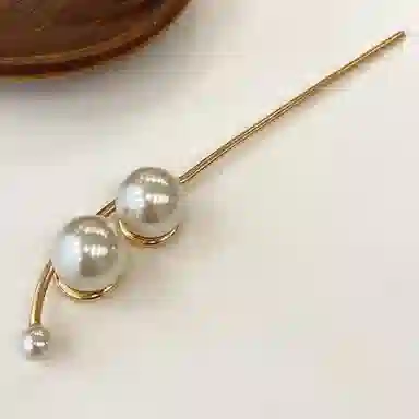 贯古今 港风复古简约现代头饰 高级感簪子 合金 发簪 女款