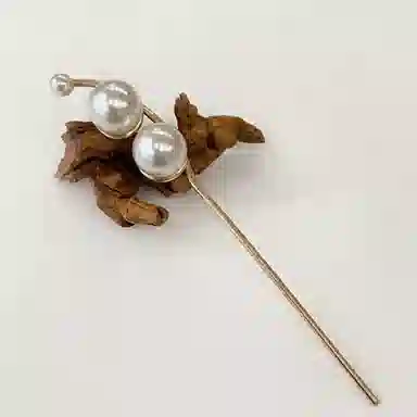 贯古今 港风复古简约现代头饰 高级感簪子 合金 发簪 女款