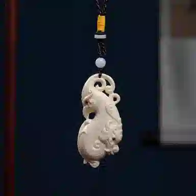 素于 龙凤呈祥 喜事连连 平安喜乐 国潮新中式文玩 居家茶宠摆件 考研上岸盘玩#好运再造 象牙果 手把件 男女同款情侣款