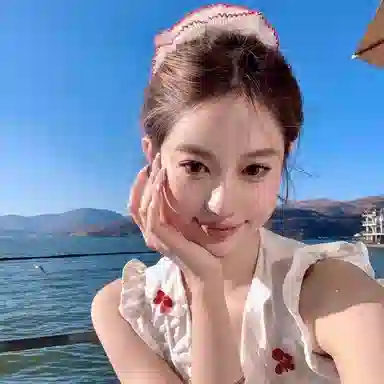 丹琴 法式温柔简约 少女花边双层大肠韩系气质大号高级感丸子头发饰发绳 蕾丝 发圈 女款