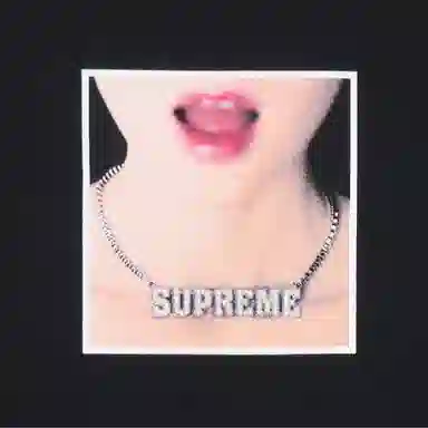 Supreme SS18 Necklace Tee Black