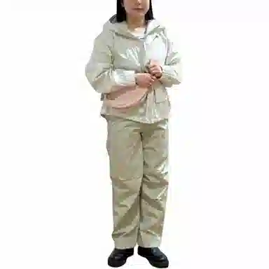 UNIQLO U Series White Hoodie Jacket