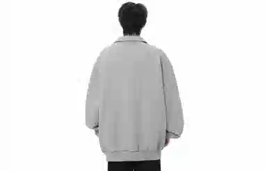 木林森 休闲假两件麻花纹设计翻领设计套头条纹长袖衬衫 男女同款