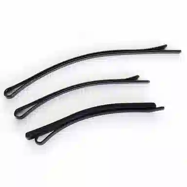 左欧 一字夹大号发量多 黑色高端 发夹 女款