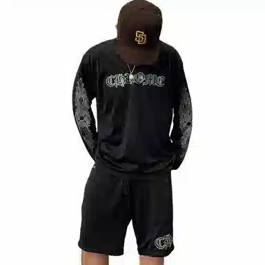 Chrome Hearts Hockey Series Long Sleeve Tee Black