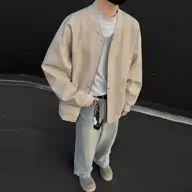 Pirkadat Reversible Bomber Jacket Beige