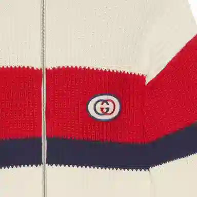 Gucci SS22 Ivory Bomber Jacket