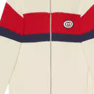 Gucci SS22 Ivory Bomber Jacket