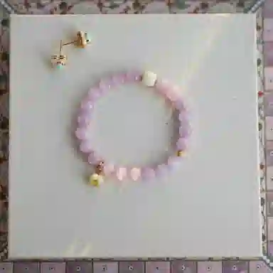 【步步高升】 指尖瑰宝 财运亨通你定上岸 轻奢高级感象牙果蜜蜡串珠薰衣草#好运天然 紫水晶 手串 女款