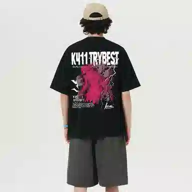 K411 Ghost Lightning Logo T-Shirt