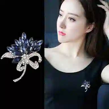 缔晶 森系精致时尚套装 优雅清新春夏配饰礼盒 合金 胸针 女款