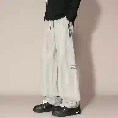 国际米兰足球俱乐部 美式简约条纹系带直筒休闲裤 男女同款