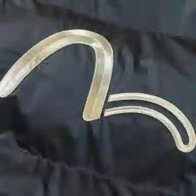 EVISU FW22 Logo Embroidered Jacket Black