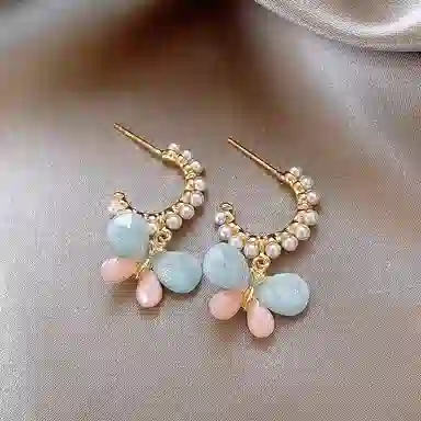 彤彤兔 独特蝴蝶 合金 耳钉 女款