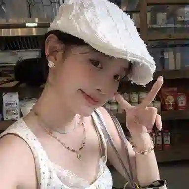 浪莎 复古文艺风小众毛边前进帽 棉 贝雷帽 女款