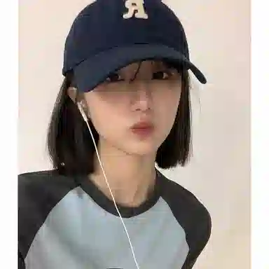 【字母R标刺绣 通勤百搭】 攸委 大头围显脸小宽 檐遮阳防晒帽子春夏四季韩系软顶 优质棉 鸭舌帽 男女同款情侣款
