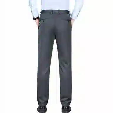洛兹 通勤简约百搭纯色休闲裤 男款