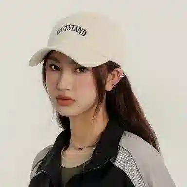 木林森 休闲简约字母刺绣学院风户外出行时尚潮流百搭防晒遮阳加大宽檐大头围显脸小 棉 鸭舌帽 男女同款情侣款