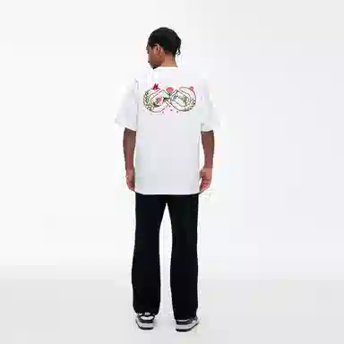 BOS BEAR Floral Embroidered T-Shirt