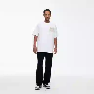 BOS BEAR Floral Embroidered T-Shirt