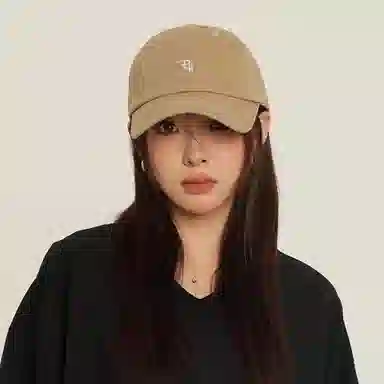 【RH刺绣潮流字母 显脸小】 攸委 街头潮牌简约百搭韩版遮阳软顶大头围大帽宽檐 棉 鸭舌帽 男女同款情侣款